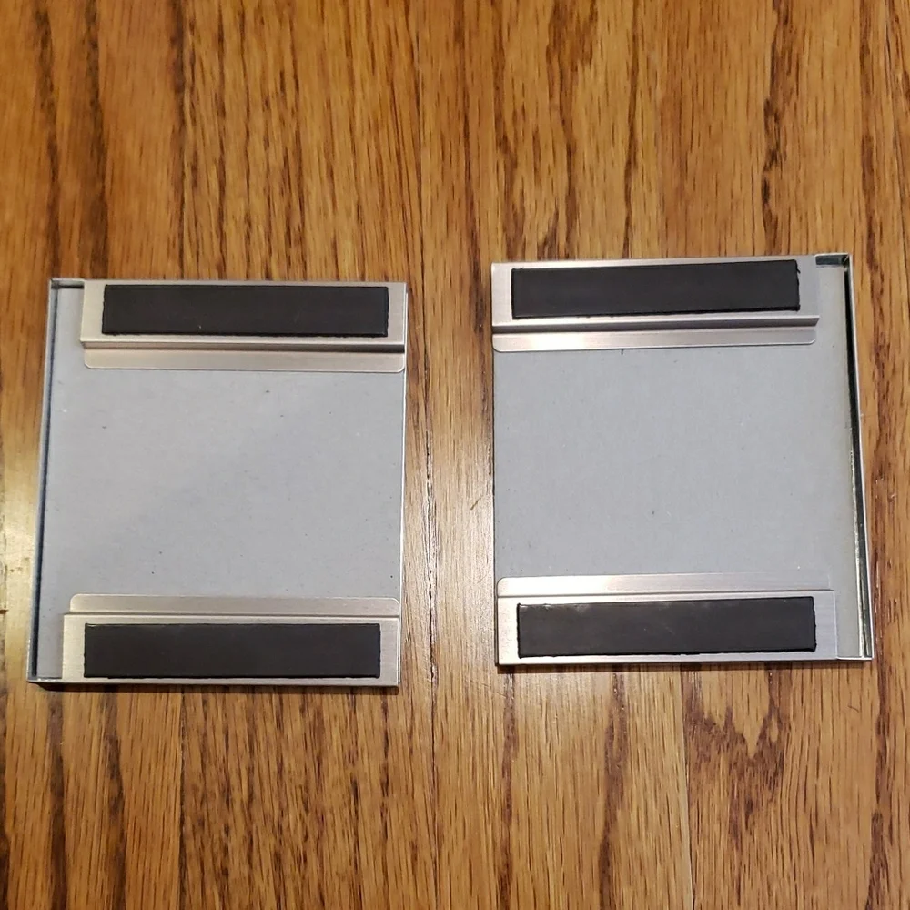 Silver Metal Magnetic Photo Frames (2)